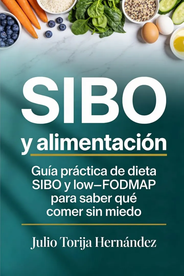 Portada del libro «SIBO y alimentación», de Julio Torija Hernández